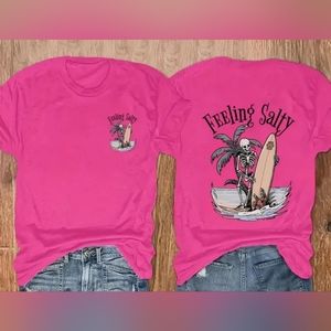 Women's Pink Graphic Tee